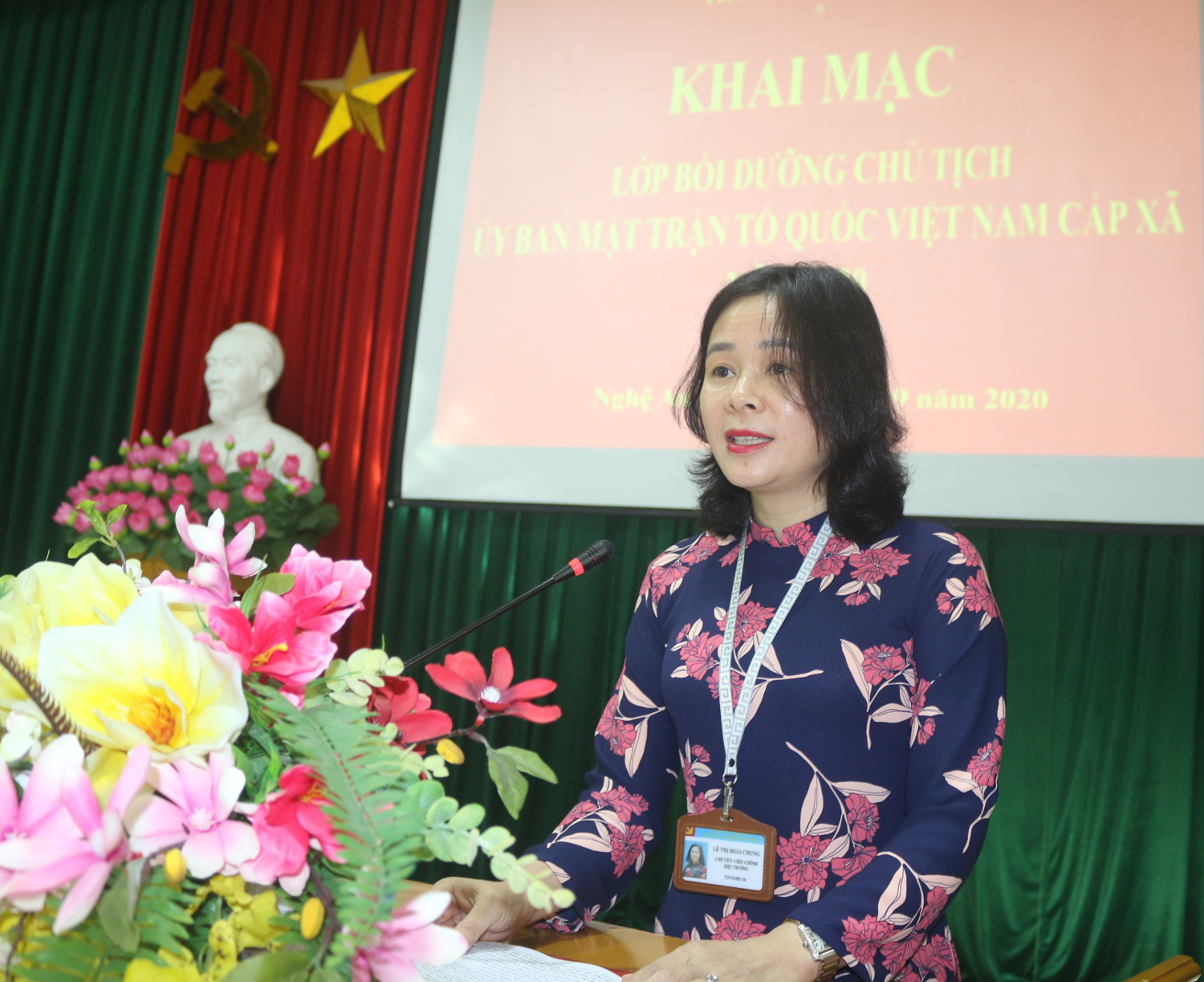 Khai mạc lớp Bồi dưỡng Chủ tịch Ủy ban Mặt trận Tổ quốc Việt Nam cấp xã năm 2020