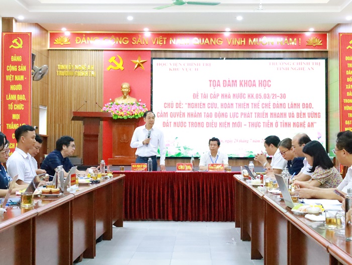 Tọa đàm khoa học Đề tài cấp Nhà nước KX.05.03/21-30, chủ đề 