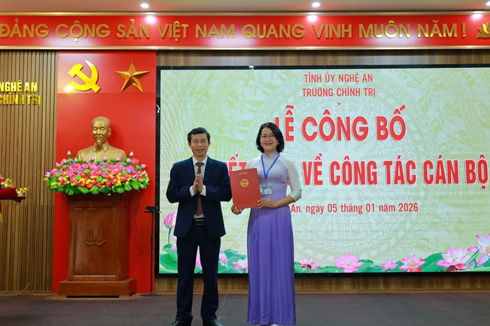 Lễ Công bố Quyết định về công tác cán bộ