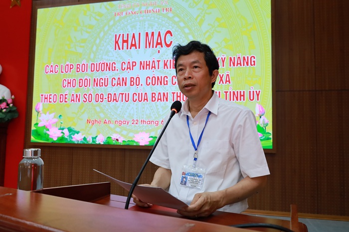 Khai mạc các lớp Bồi dưỡng, cập nhật kiến thức kỹ năng mới cho đội ngũ cán bộ, công chức cấp xã khối Ủy ban Mặt trận Tổ quốc theo Đề án số 09-ĐA/TU của Ban Thường vụ Tỉnh ủy (Lớp 02,03,04/2026).