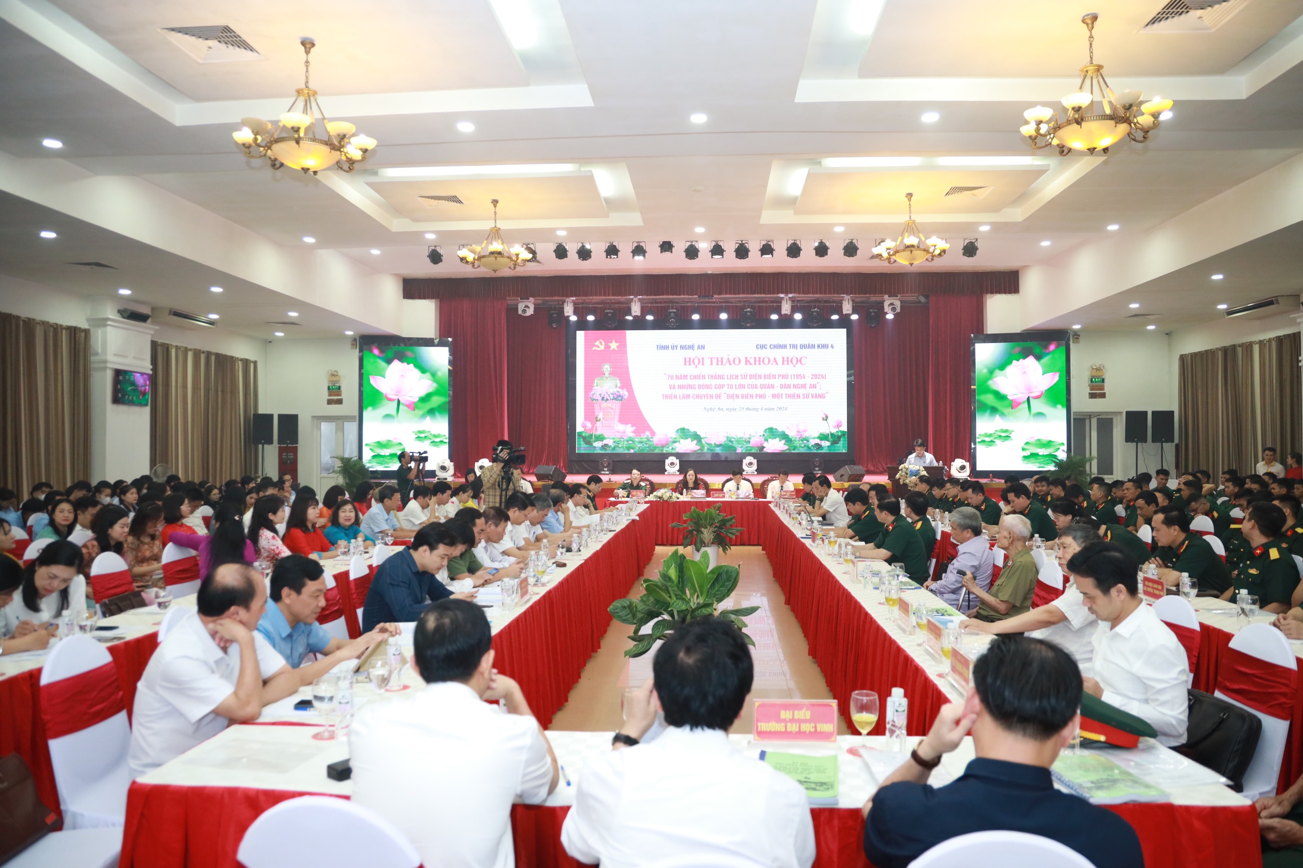 Hội thảo ‘70 năm chiến thắng lịch sử Điện Biên Phủ (1954 - 2024) và những đóng góp to lớn của quân – dân Nghệ An